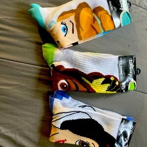 Disney princess socks. Size 9-13